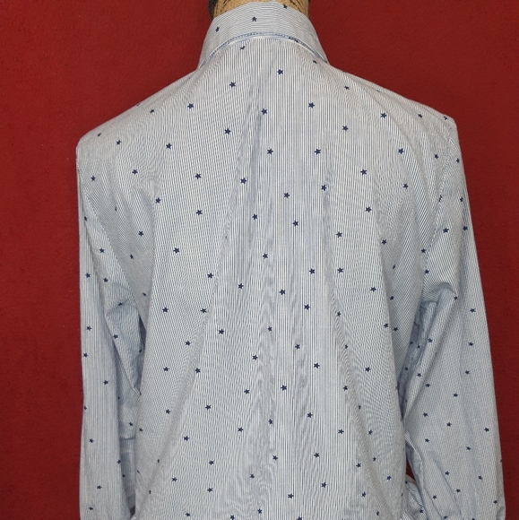 Tommy Hilfiger Star Striped Button Down Shirt - Picture 4 of 5